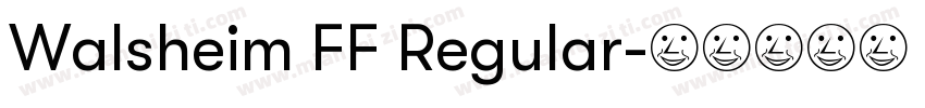 Walsheim FF Regular字体转换